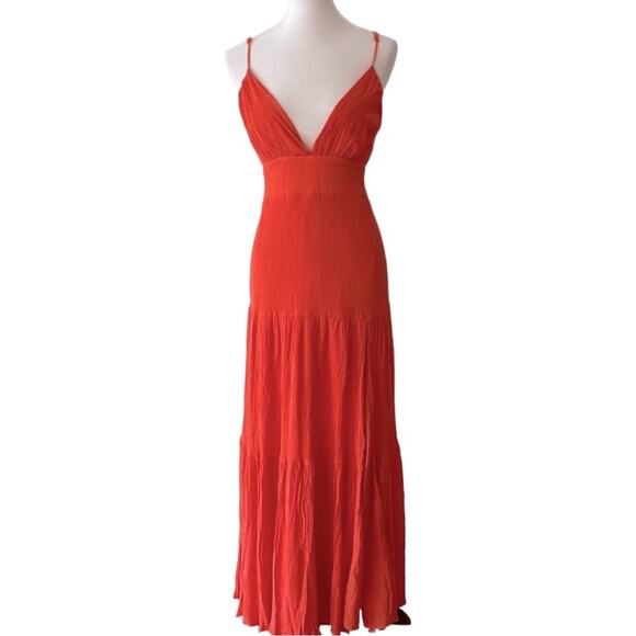 Showpo 14 Maxi Dress Long Plus Tie back Boho Dress Adjustable Strap Resortwear - Picture 5 of 12